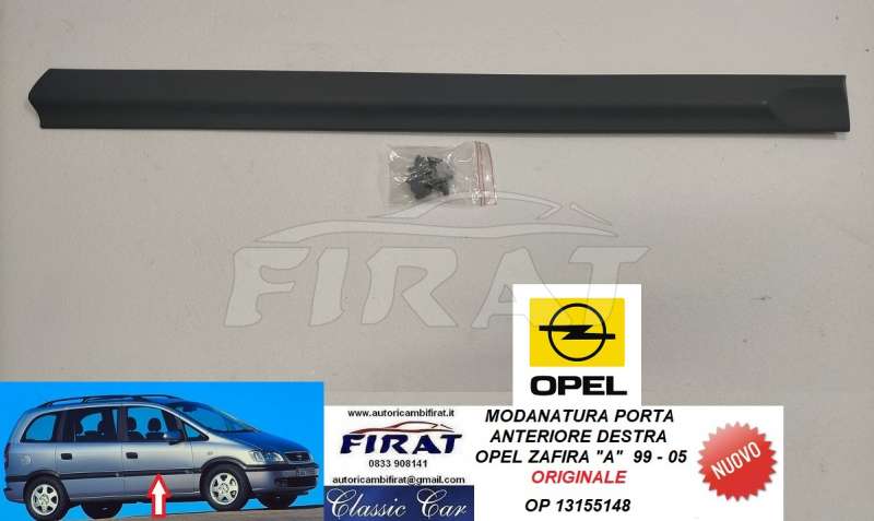 MODANATURA PORTA OPEL ZAFIRA 99-05 ANT.DX (13155148)